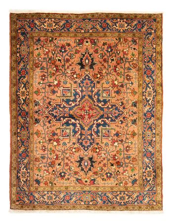 Tapis persan - Nomadic - 206 x 158 cm - saumon