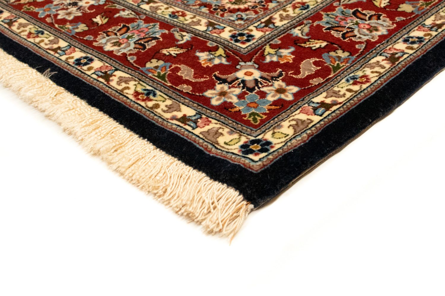 Tapis persan - Ghom - 151 x 105 cm - noir