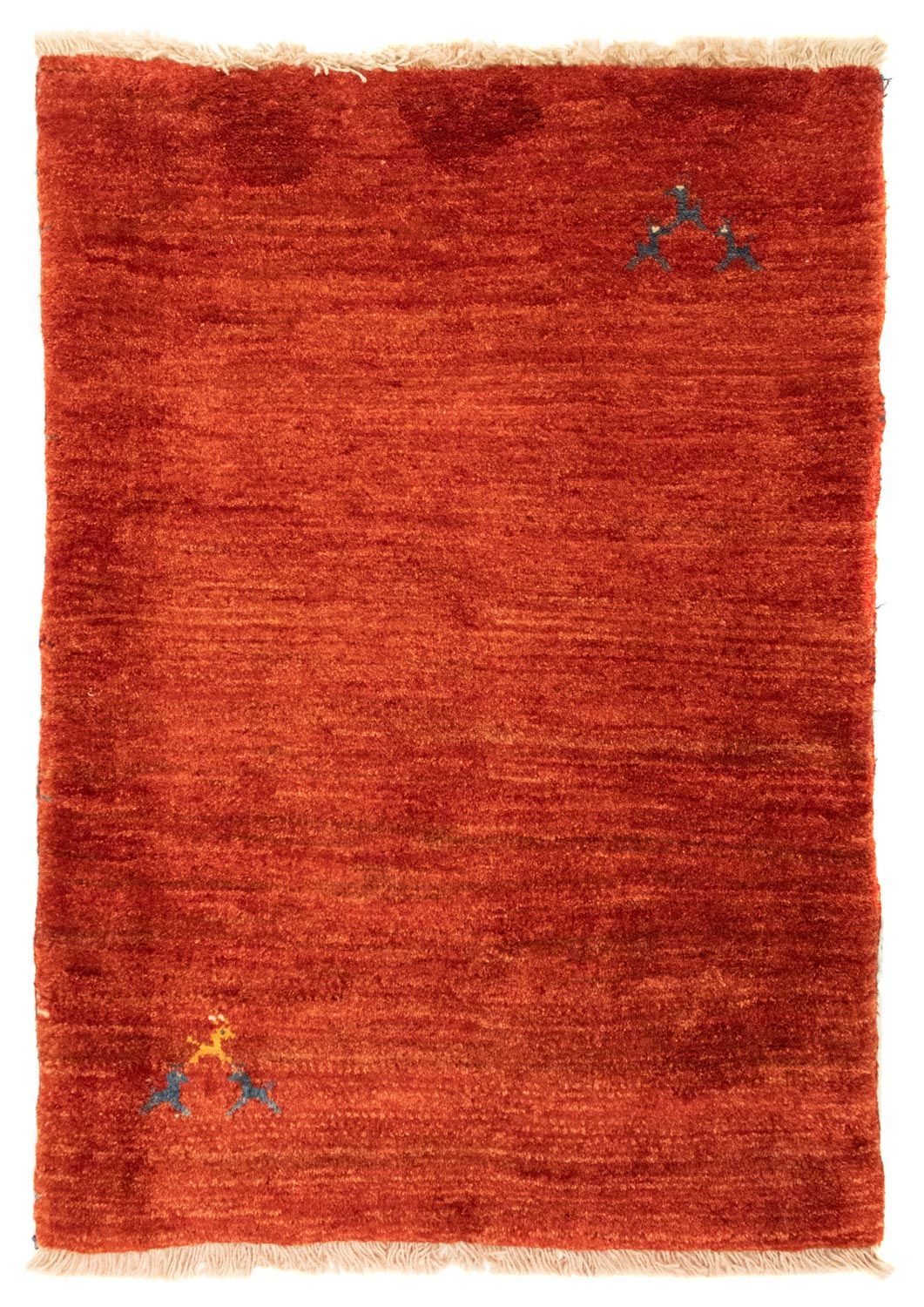 Tapis Gabbeh - Persan - 119 x 84 cm - rouge