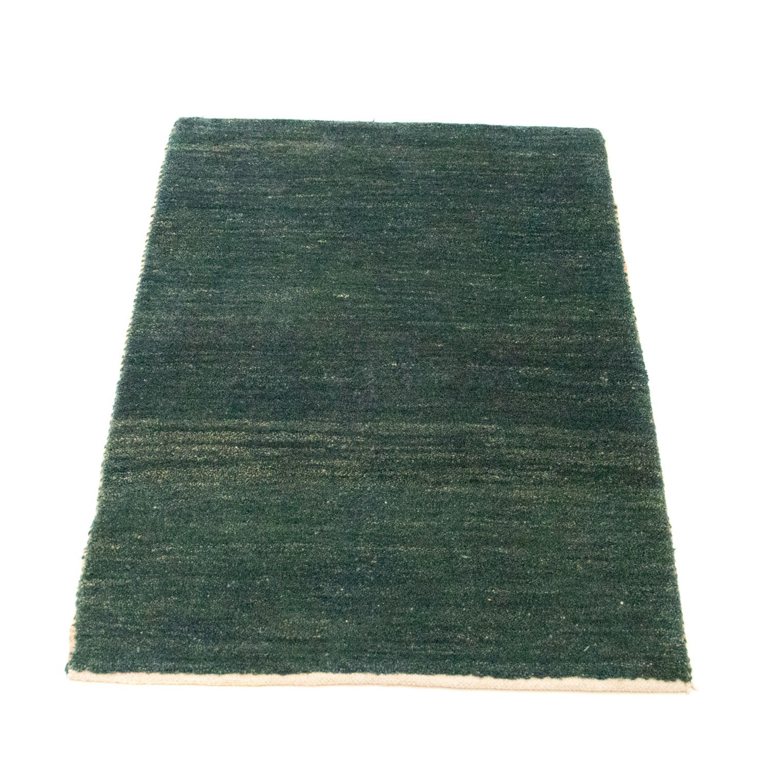 Tapis Gabbeh - Persan - 91 x 60 cm - vert de mer