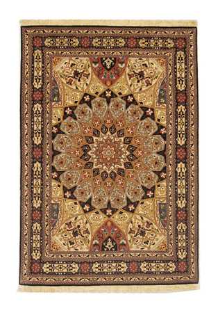 Perzisch tapijt - Tabriz - Royal - 151 x 103 cm - veelkleurig