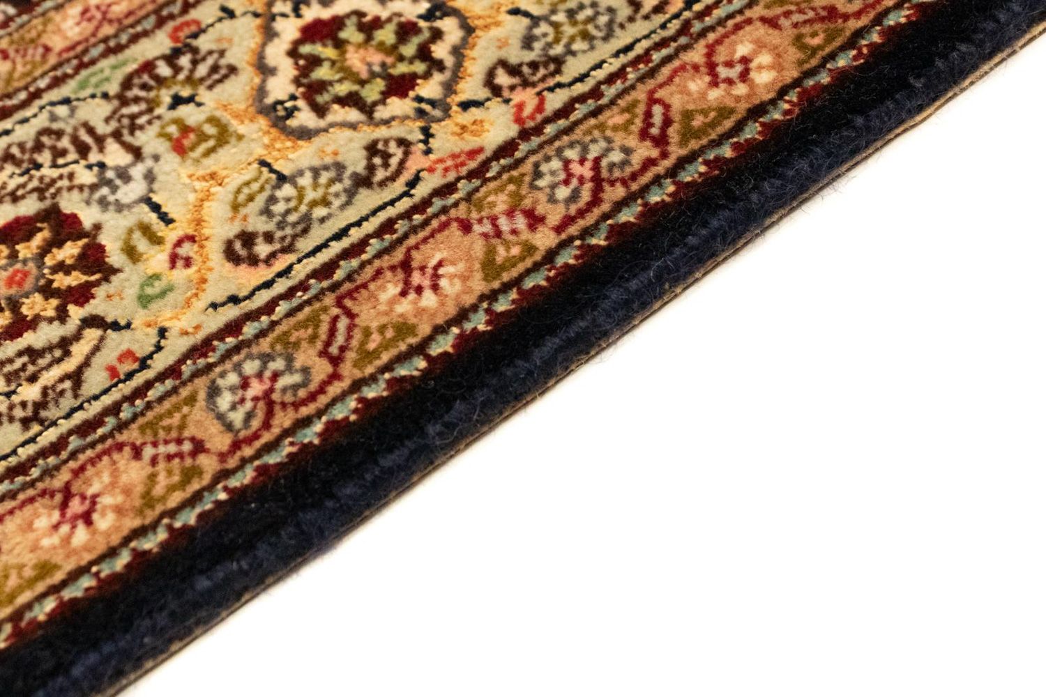 Tapete Persa - Tabriz - Royal - 141 x 100 cm - azul escuro