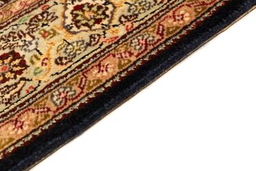 Tapis persan - Tabriz - Royal - 141 x 100 cm - bleu foncé