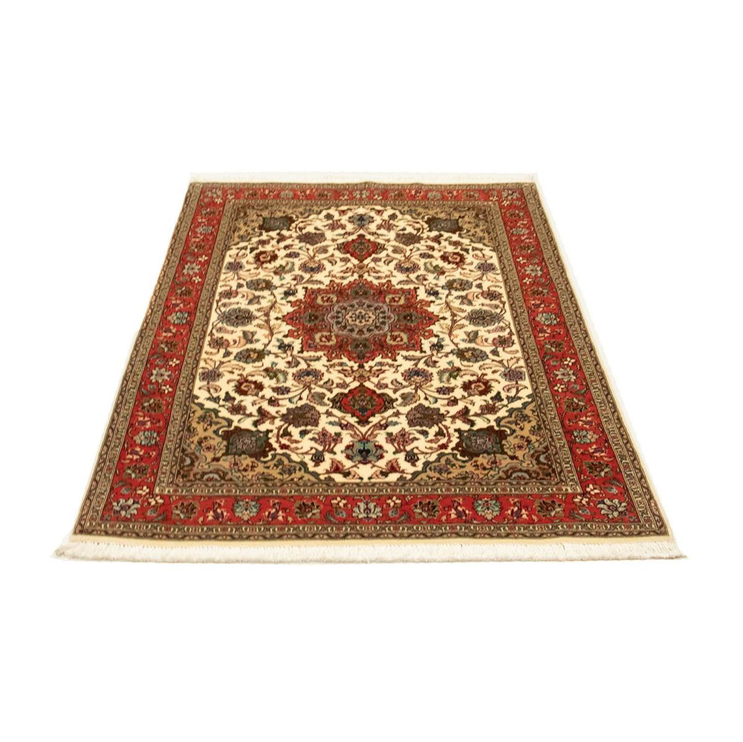 Perzisch tapijt - Tabriz - Royal - 155 x 103 cm - beige