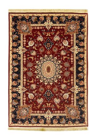 Alfombra Persa - Tabriz - Real - 148 x 102 cm - rojo