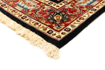 Tapis persan - Ghom - 152 x 99 cm - bleu foncé