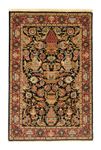 Perser Rug - Ghom - 148 x 99 cm - black