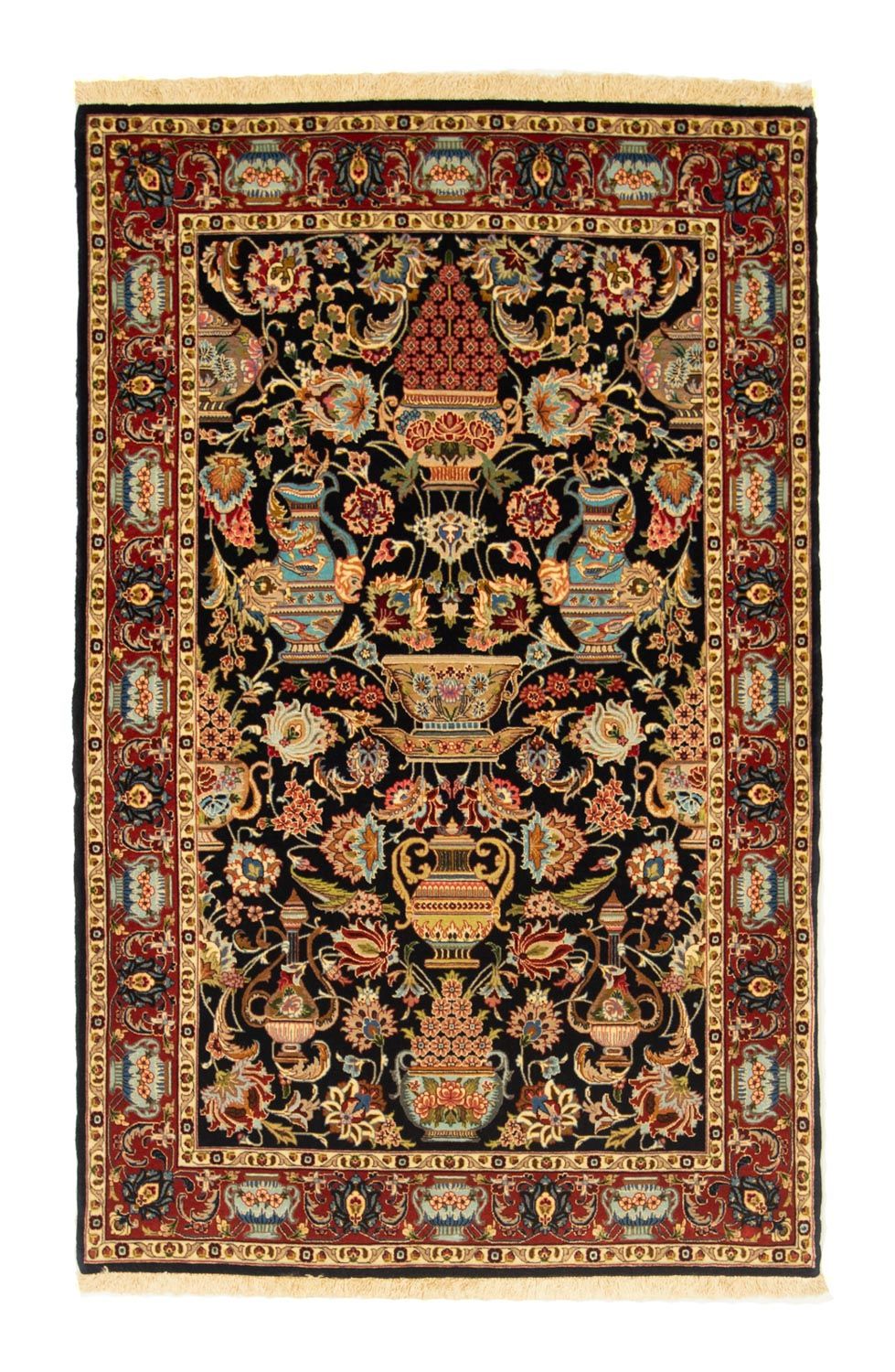 Perser Rug - Ghom - 158 x 102 cm - dark blue