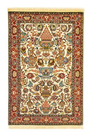 Persisk matta - Ghom - 152 x 101 cm - beige