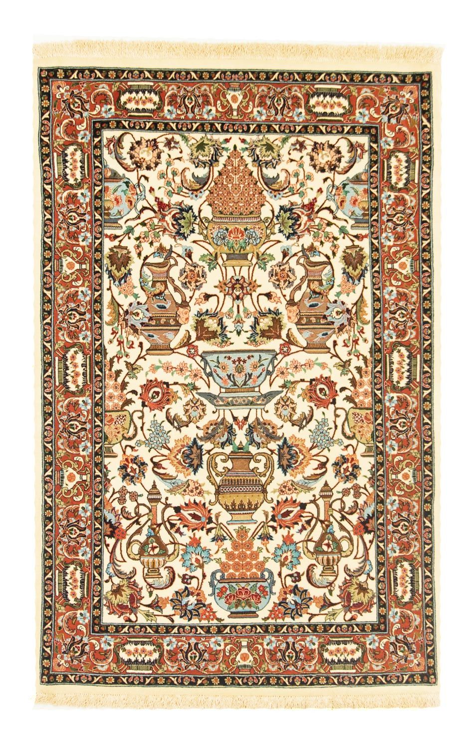 Persisk teppe - Ghom - 160 x 102 cm - beige