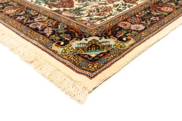 Perzisch tapijt - Ghom - 145 x 102 cm - beige