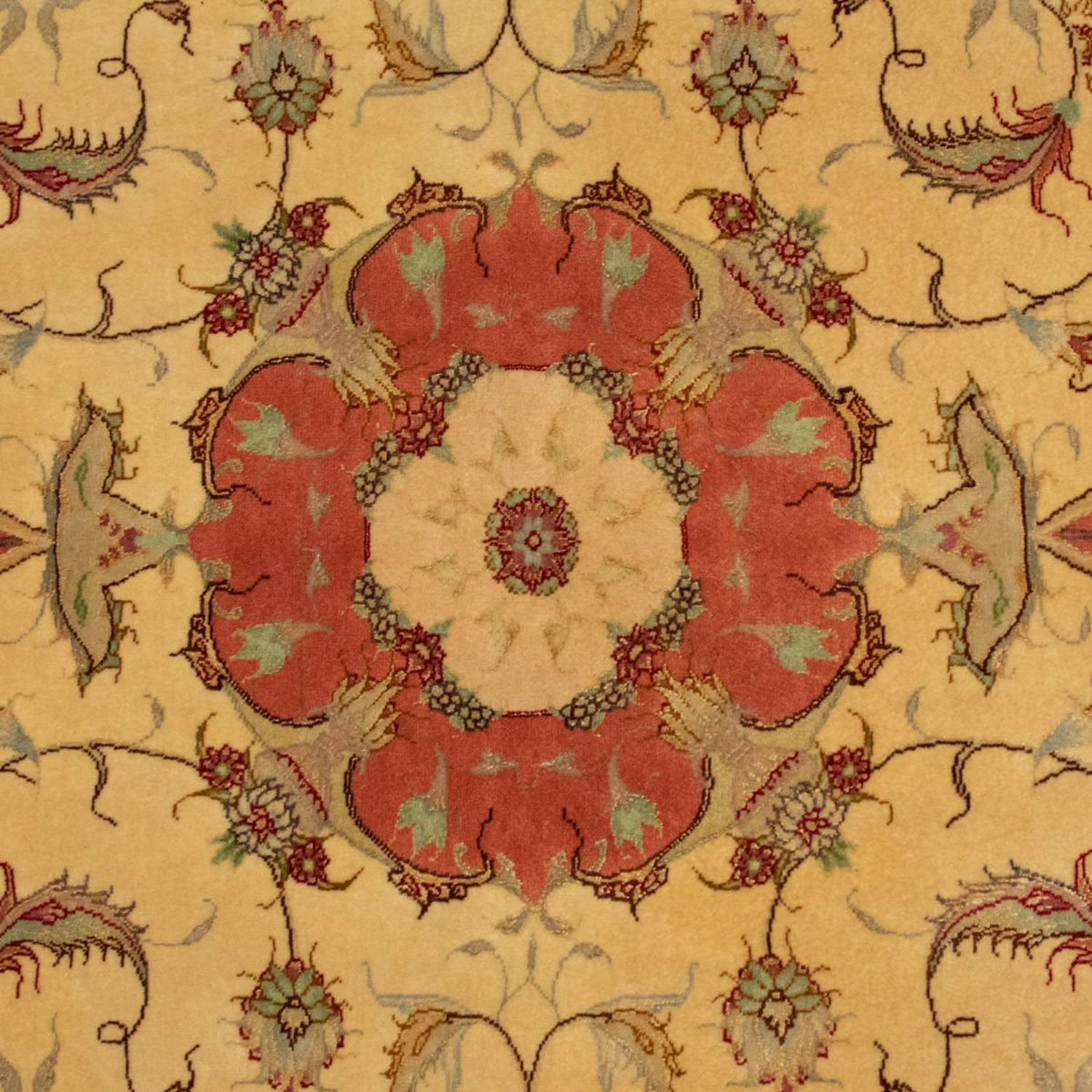 Persisk tæppe - Tabriz - Royal - 155 x 100 cm - beige