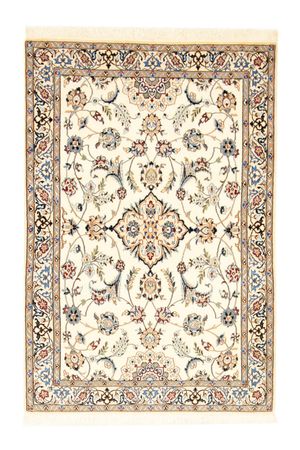 Tapis persan - Nain - Premium - 146 x 100 cm - beige