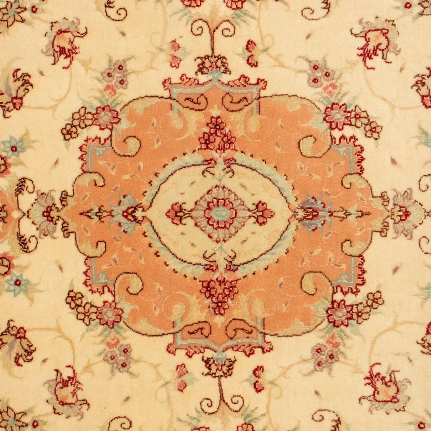 Persisk tæppe - Tabriz - Royal - 148 x 100 cm - beige