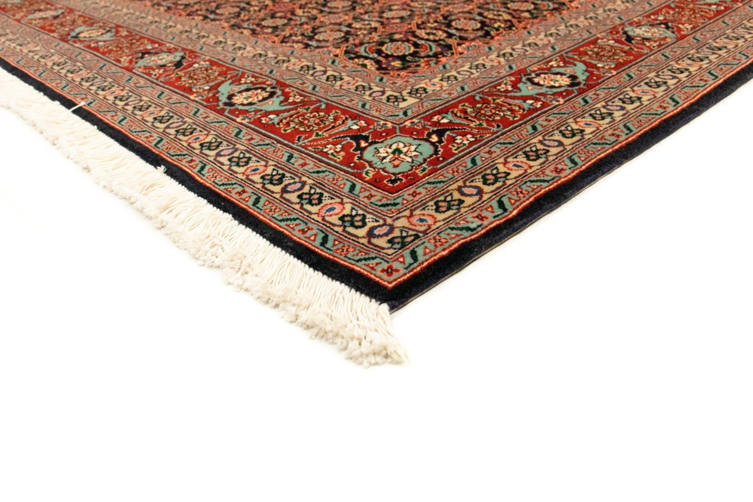 Alfombra Persa - Tabriz - Real cuadrado  - 156 x 155 cm - negro