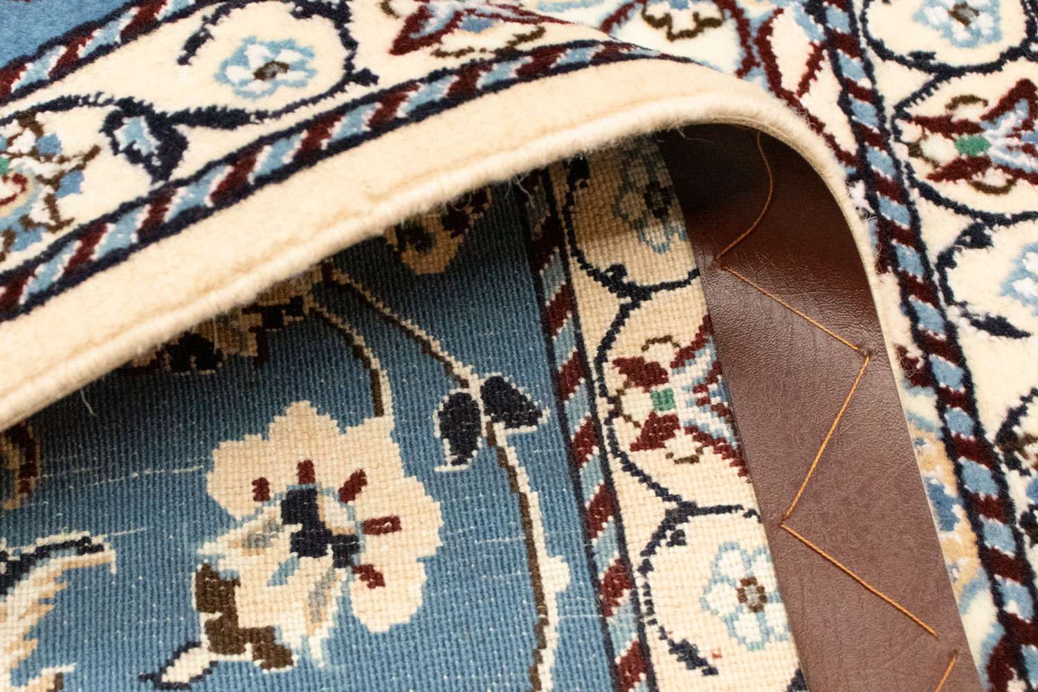 Perský koberec - Nain - Royal - 125 x 88 cm - modrá