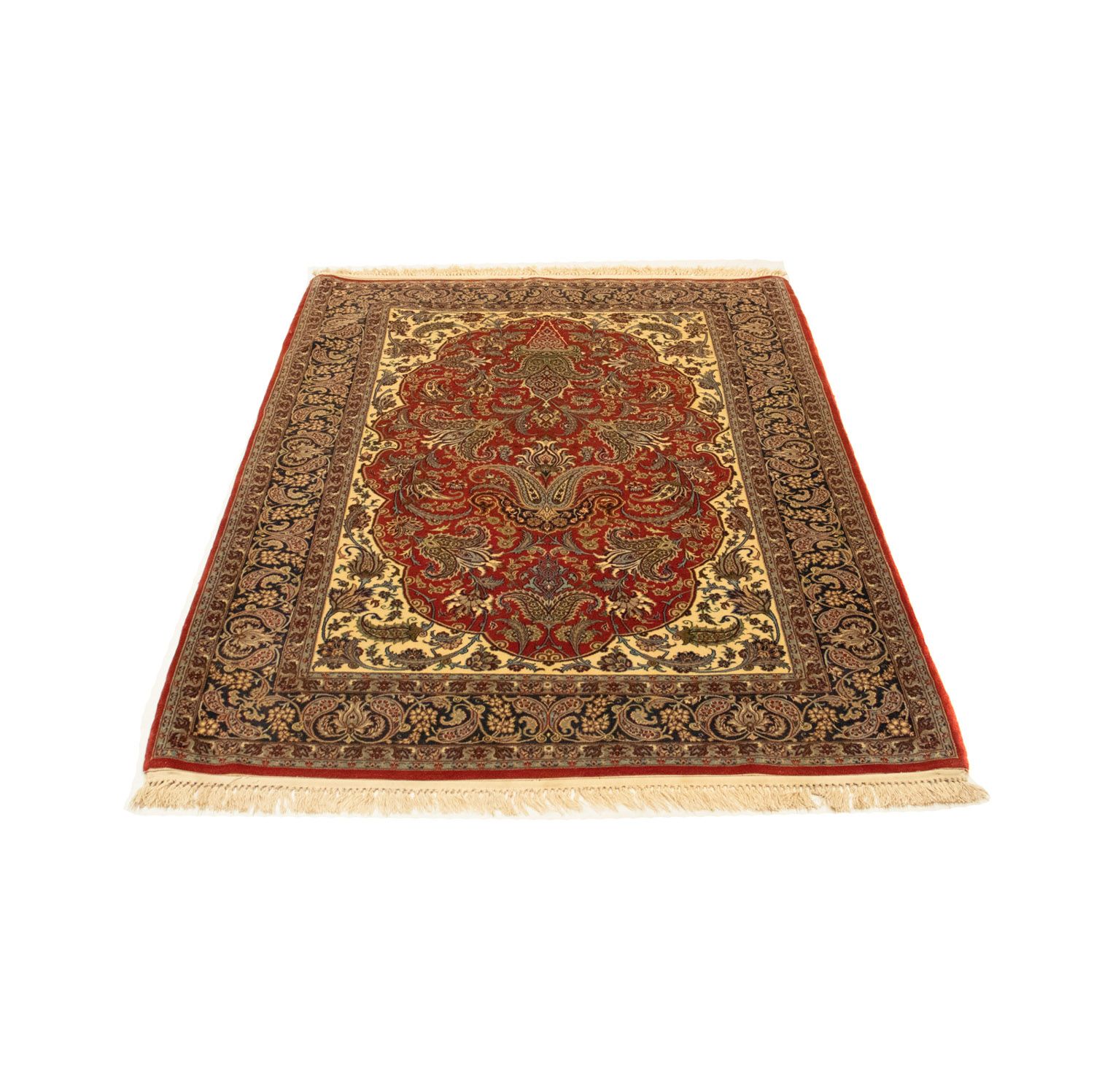 Dywan perski - Isfahan - Premium - 171 x 111 cm - czerwony