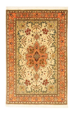 Perzisch tapijt - Tabriz - Royal - 155 x 101 cm - beige