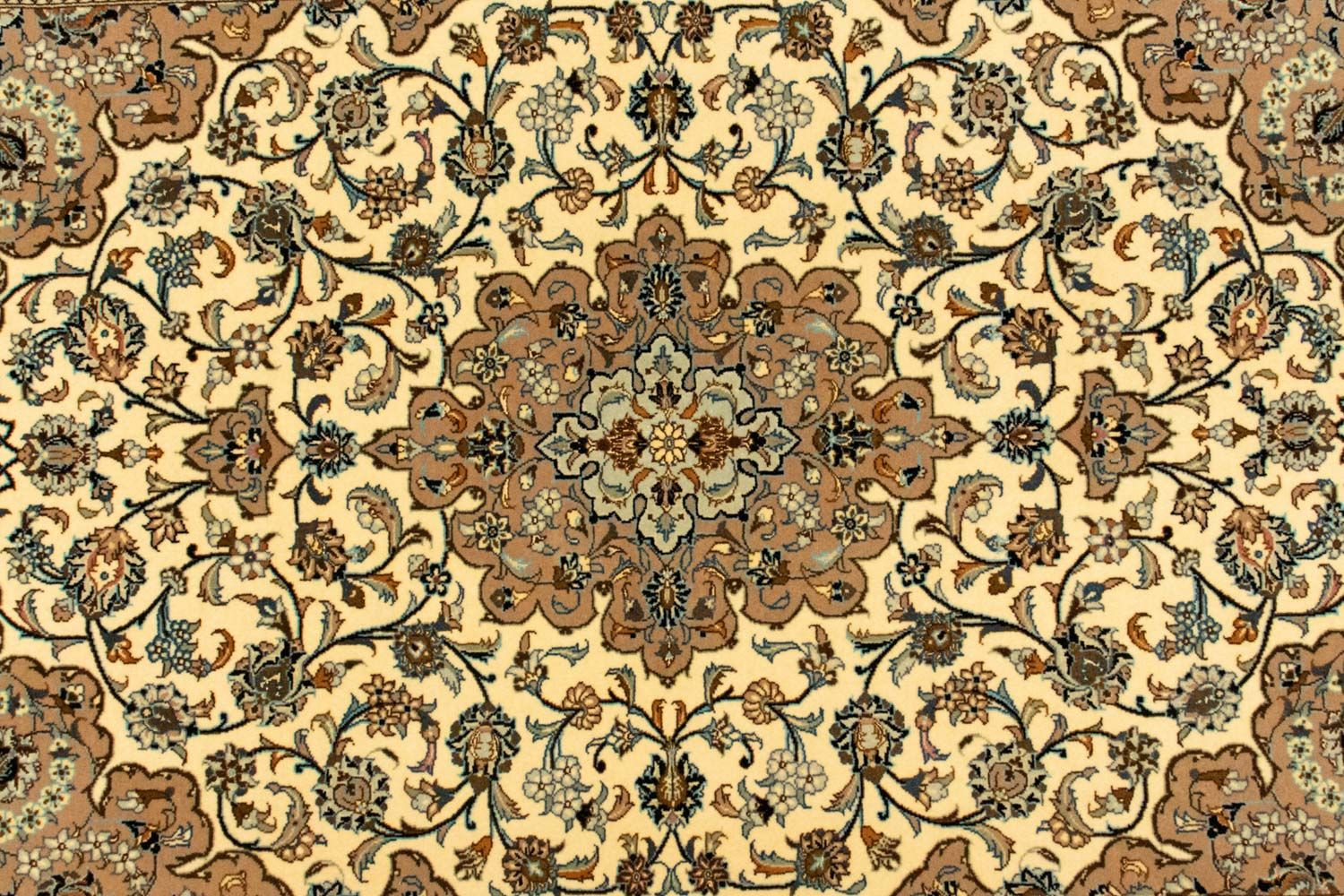 Persisk tæppe - Ghom - 156 x 107 cm - beige