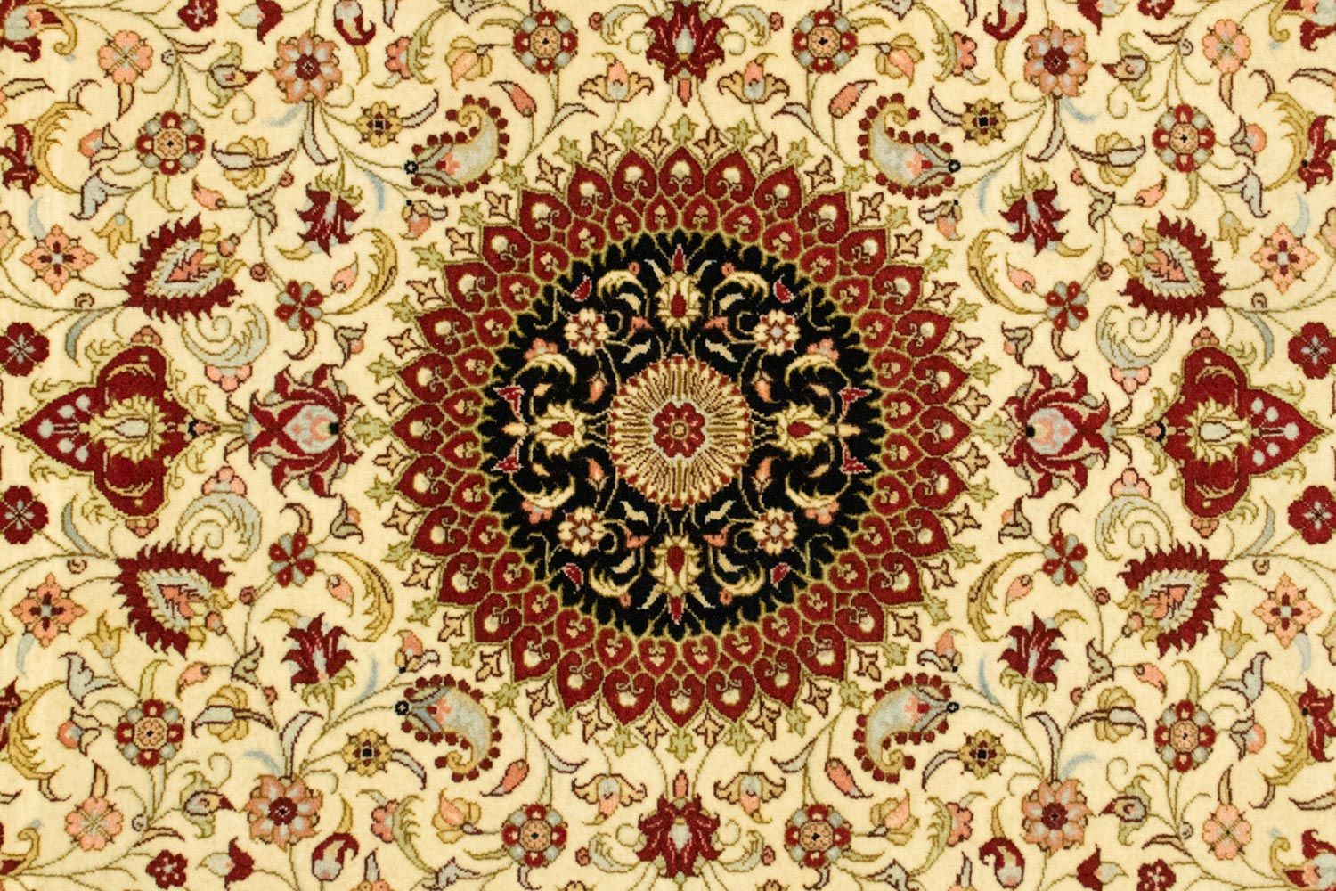 Persisk tæppe - Ghom - 154 x 107 cm - beige