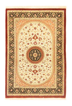 Alfombra persa - Ghom - 154 x 107 cm - beige