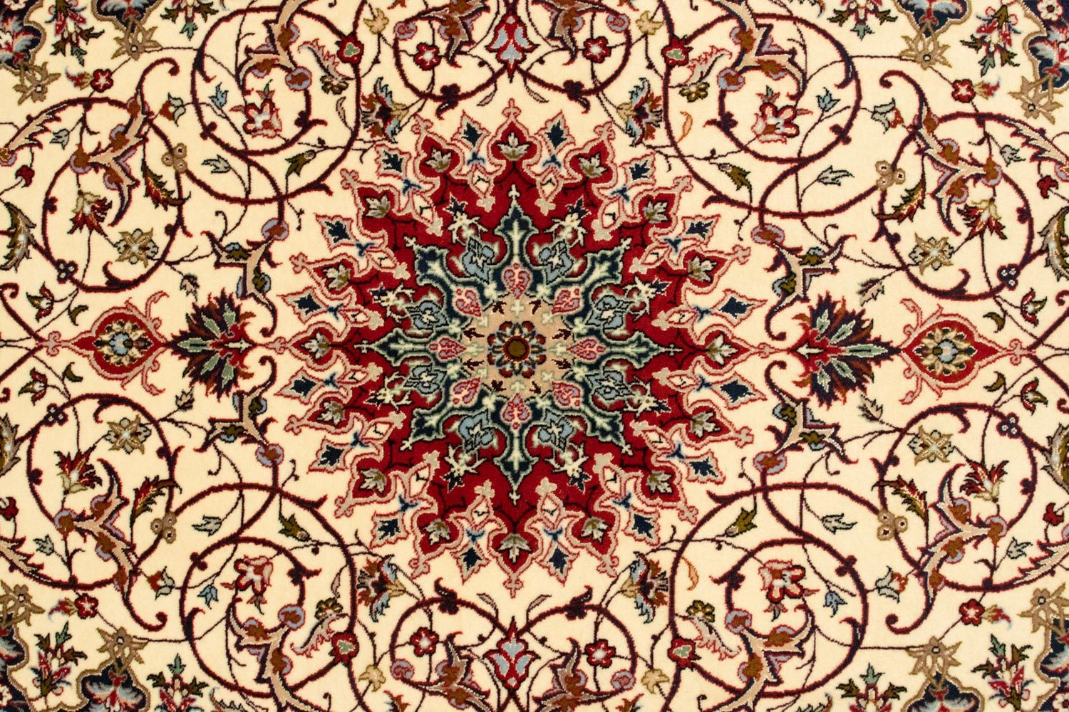 Dywan perski - Isfahan - Premium - 170 x 109 cm - beżowy