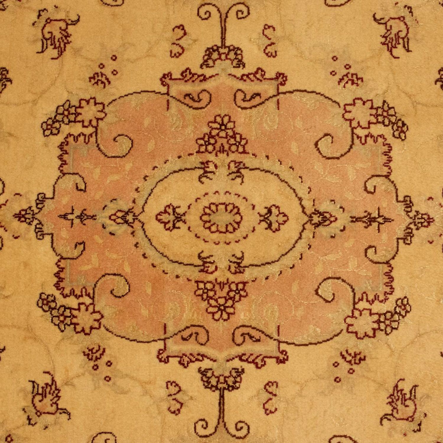 Tapis persan - Tabriz - Royal - 150 x 100 cm - beige