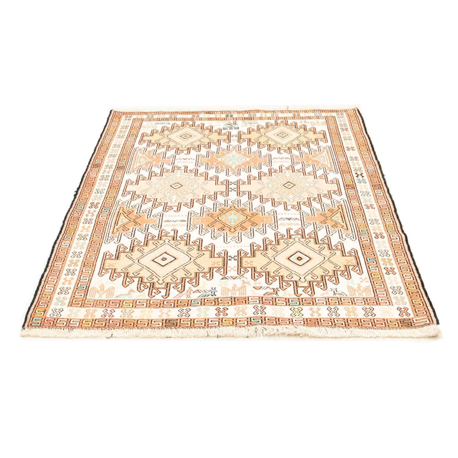 Perský koberec - Nomádský - 149 x 102 cm - béžová