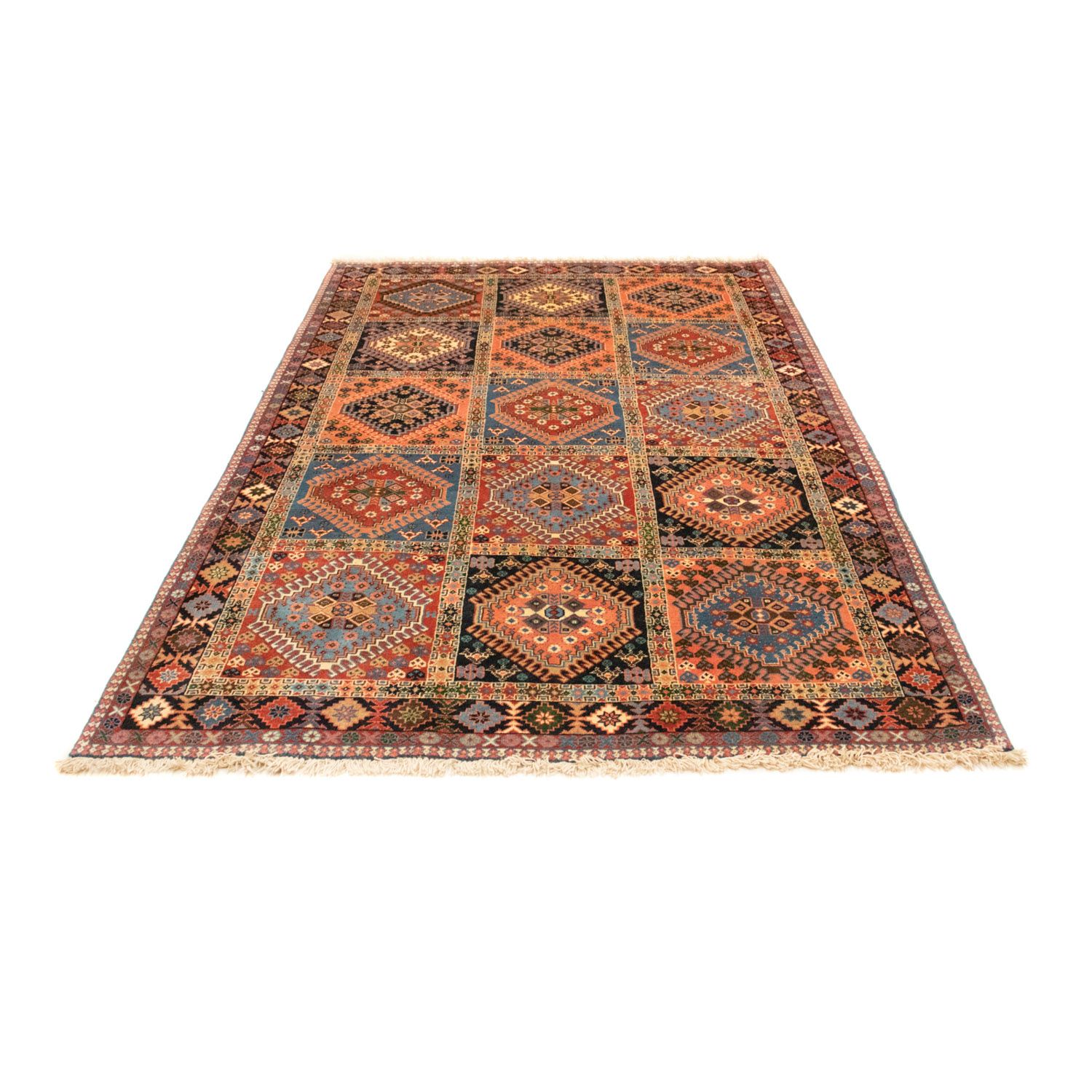 Tapis persan - Nomadic - 253 x 148 cm - multicolore