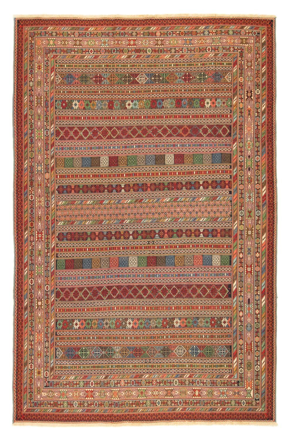 Tapis persan - Nomadic - 304 x 200 cm - multicolore