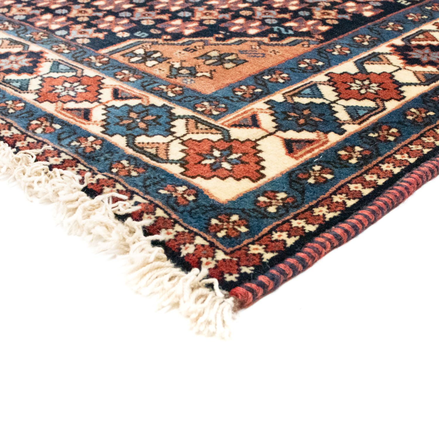 Tapis persan - Nomadic - 195 x 145 cm - rouge