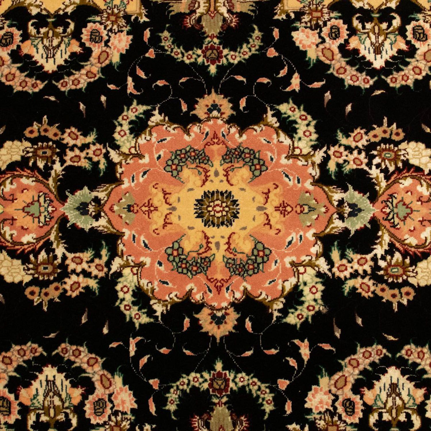 Tappeto Persero - Tabriz - Reale - 147 x 100 cm - nero