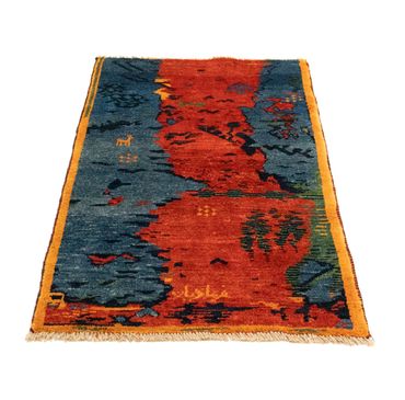 Alfombra Gabbeh - Persa - 126 x 69 cm - rojo