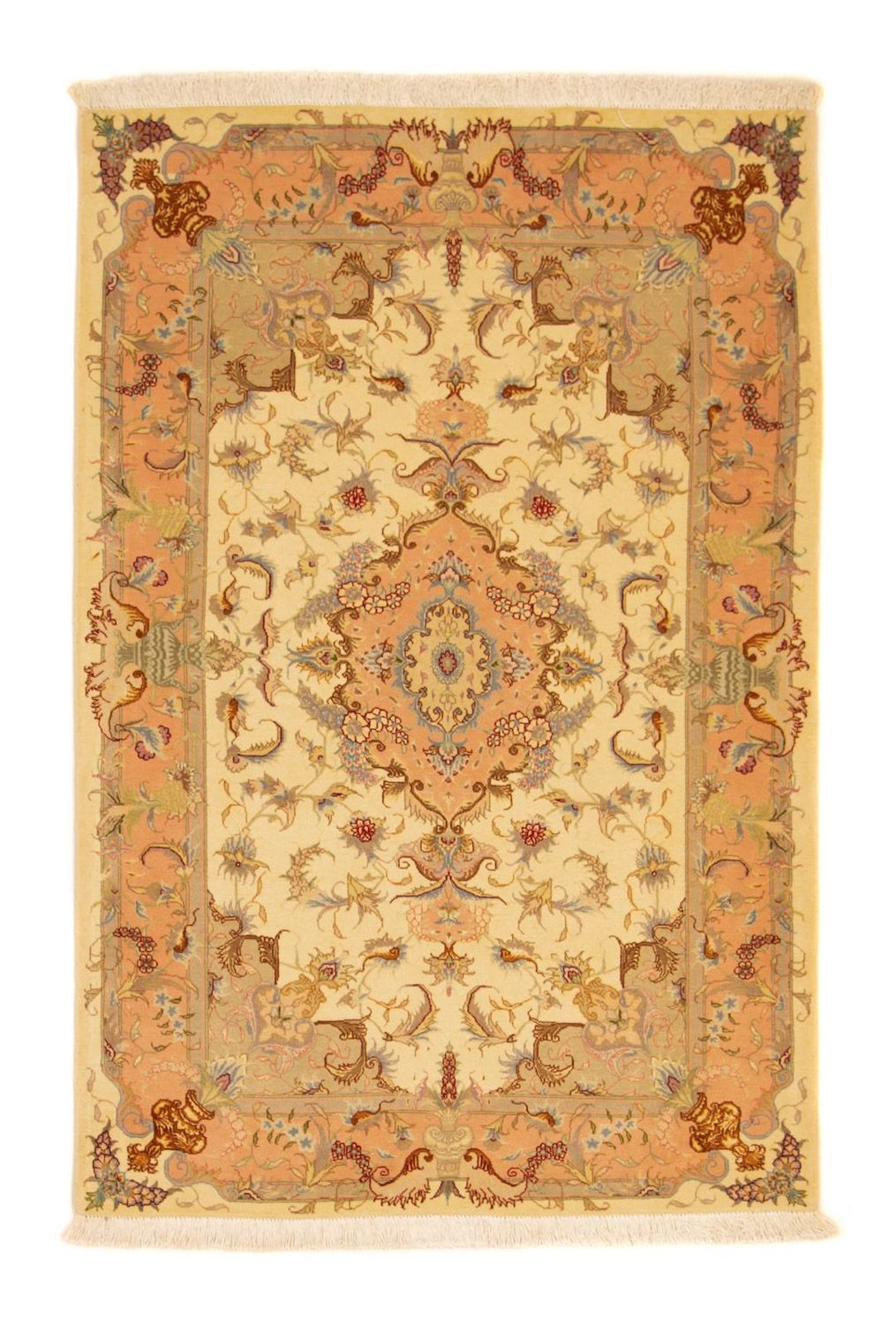 Tapis persan - Tabriz - Royal - 150 x 100 cm - beige