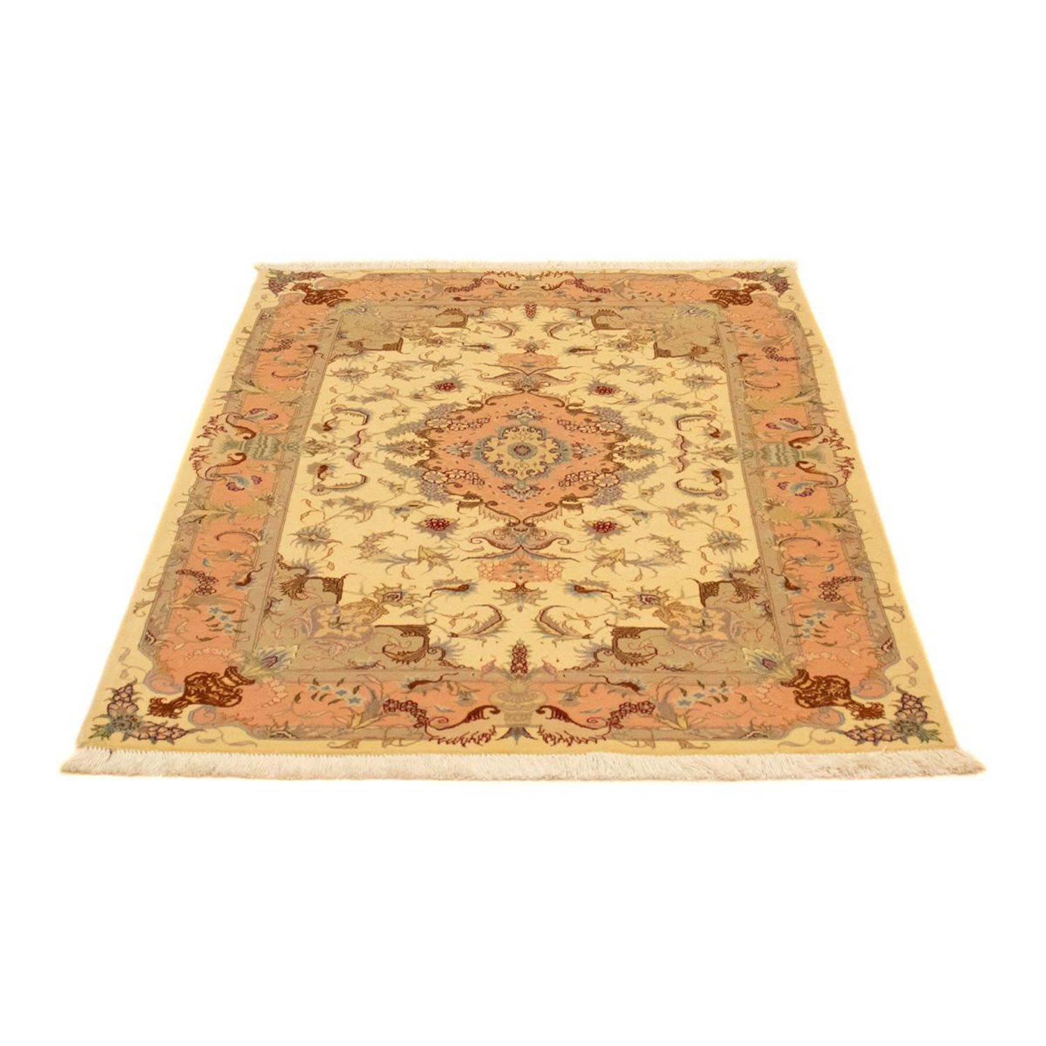 Alfombra Persa - Tabriz - Real - 150 x 100 cm - beige