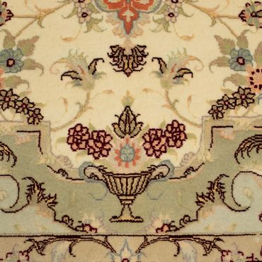 Alfombra Persa - Tabriz - Real - 155 x 100 cm - beige