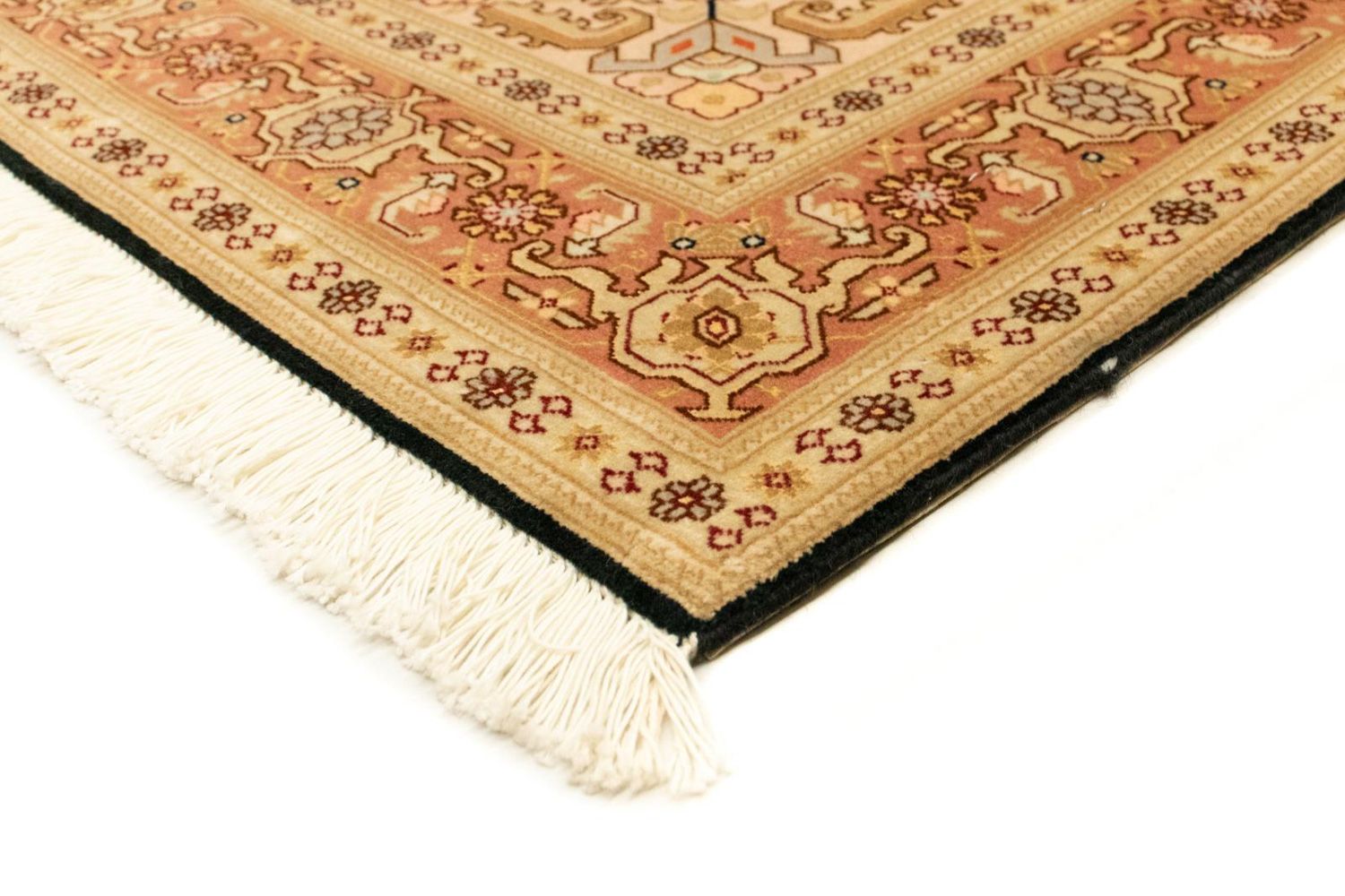 Alfombra Persa - Tabriz - Real - 142 x 100 cm - negro