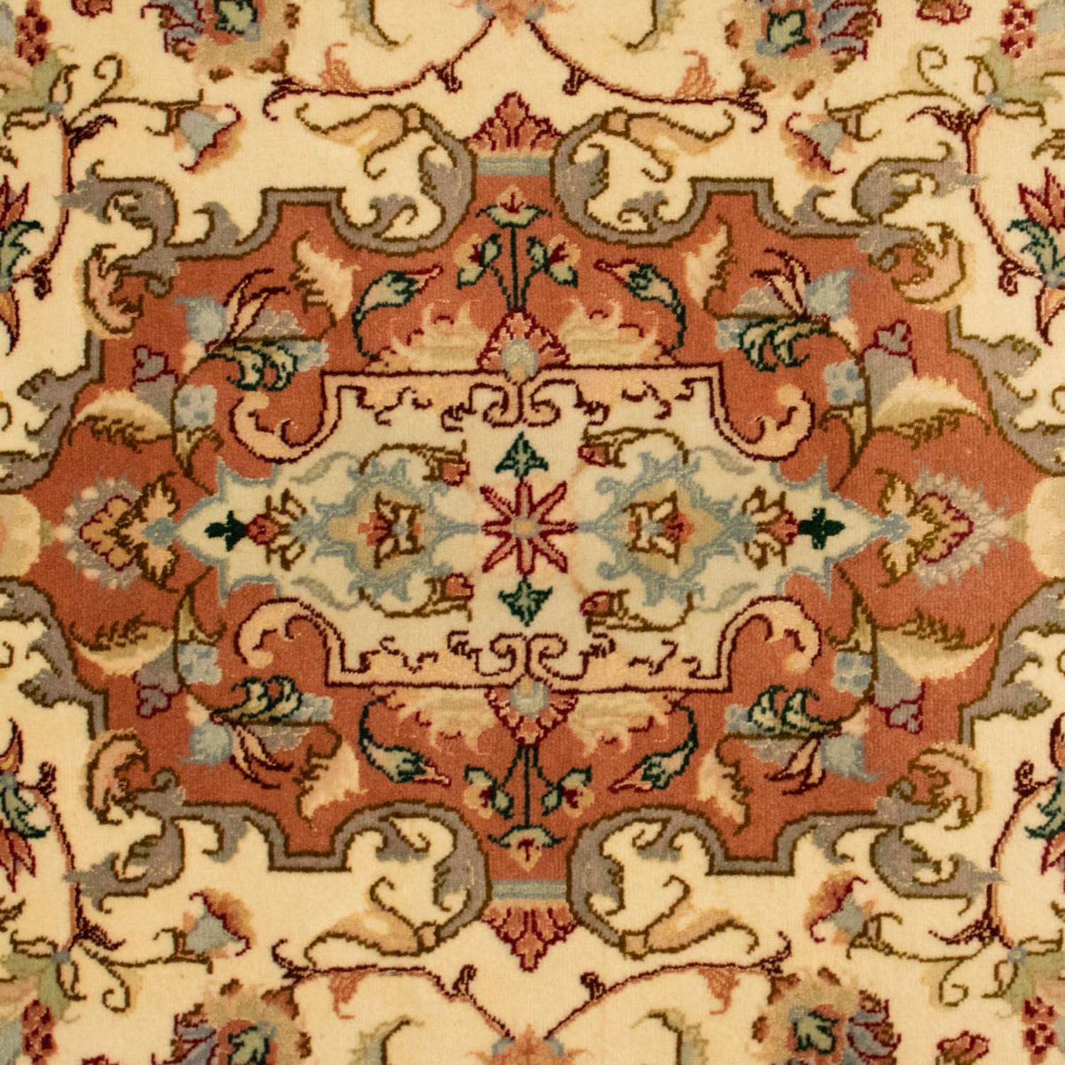 Perzisch tapijt - Tabriz - Royal - 150 x 100 cm - beige