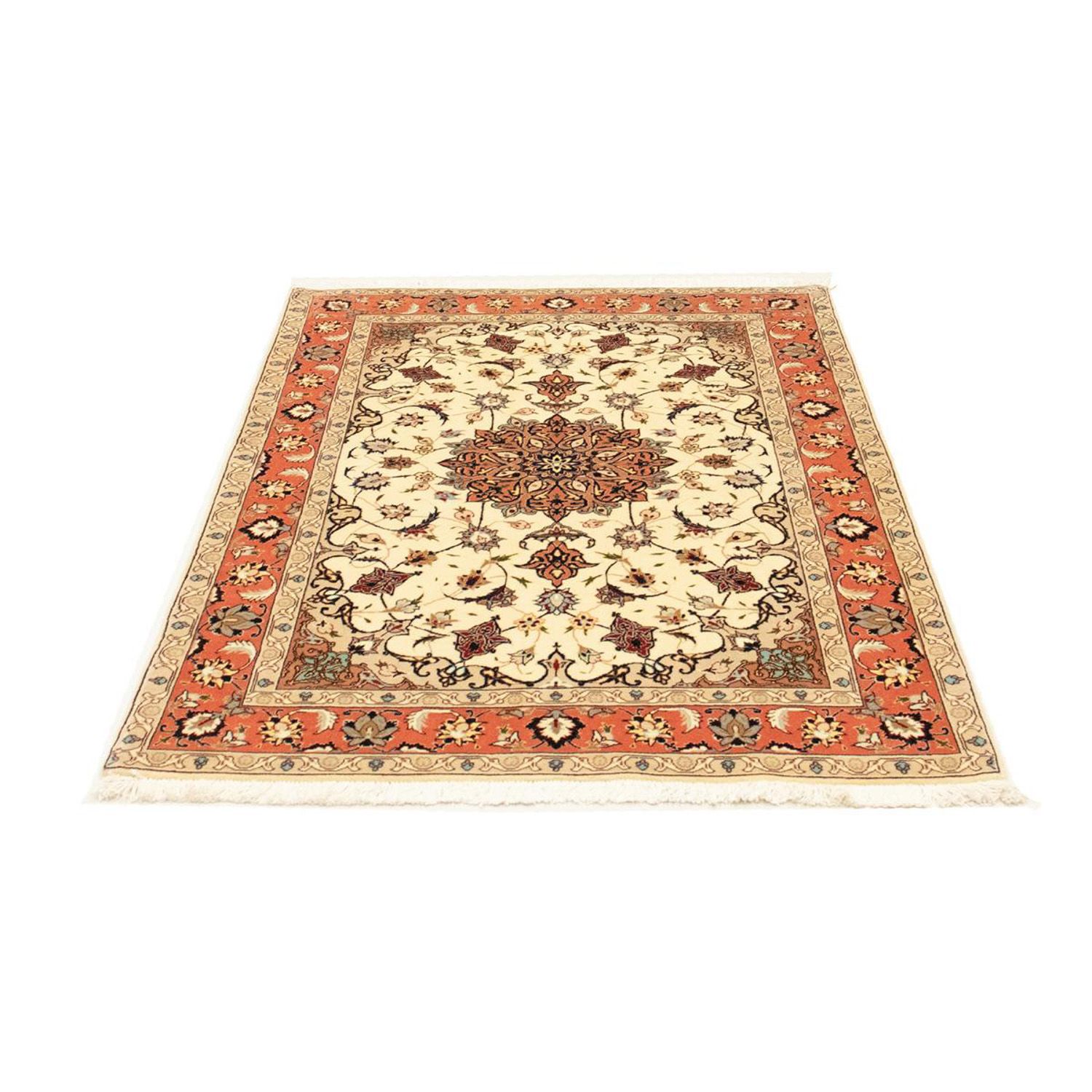 Tapis persan - Tabriz - Royal - 149 x 103 cm - beige