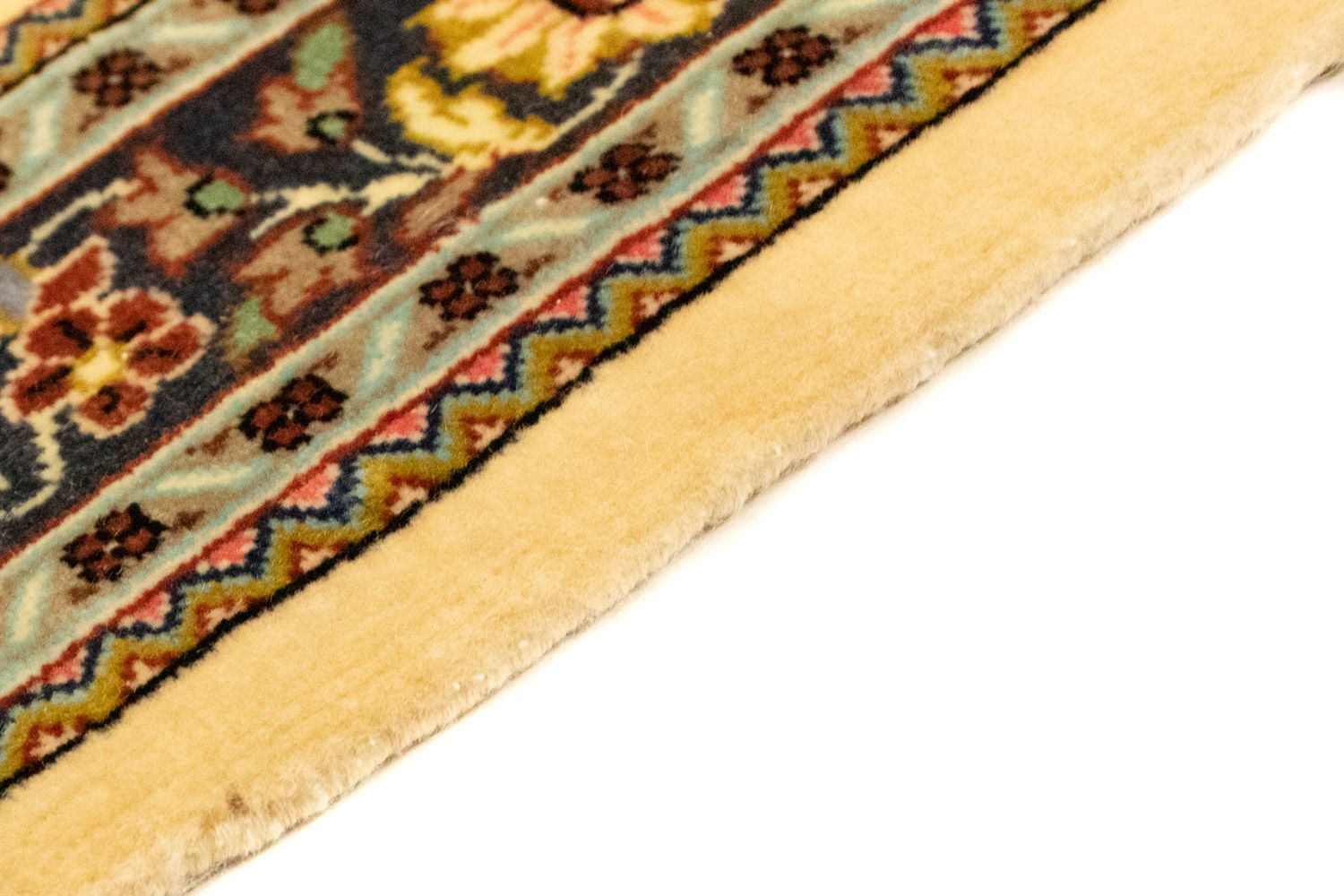 Perzisch tapijt - Ghom - 128 x 77 cm - beige