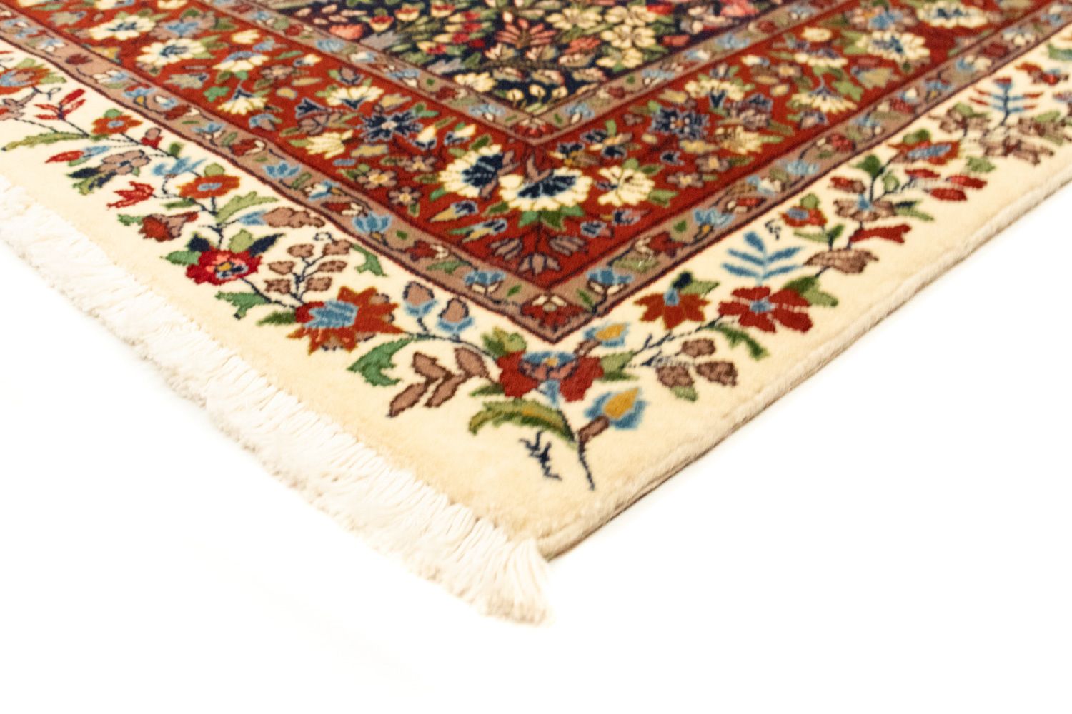 Tapis persan - Ghom - 163 x 103 cm - rouge