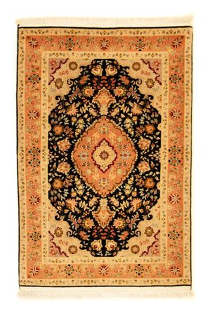 Perzisch tapijt - Tabriz - Royal - 155 x 103 cm - zwart