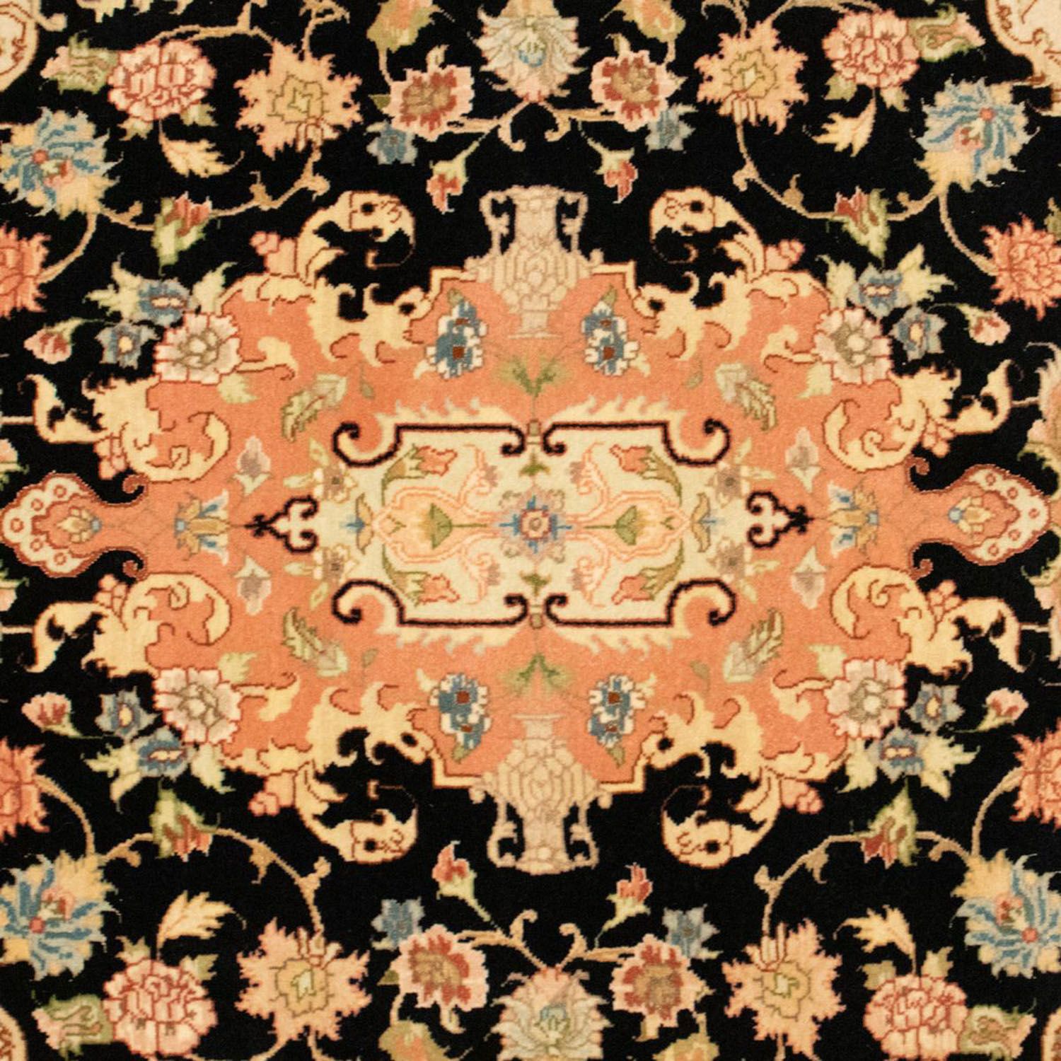 Persisk matta - Tabriz - Royal - 156 x 98 cm - svart