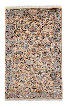 Persisk teppe - klassisk - 202 x 128 cm - beige