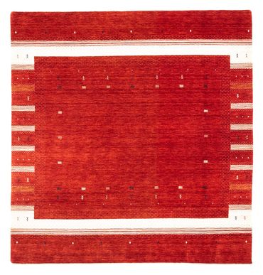 Tapis Gabbeh - Loribaft Persan carré  - 256 x 249 cm - rouge