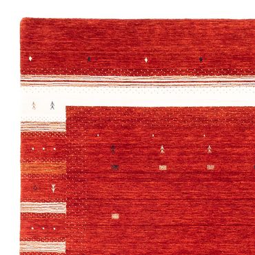 Gabbeh Tapijt - Loribaft Perzisch vierkant  - 256 x 249 cm - rood