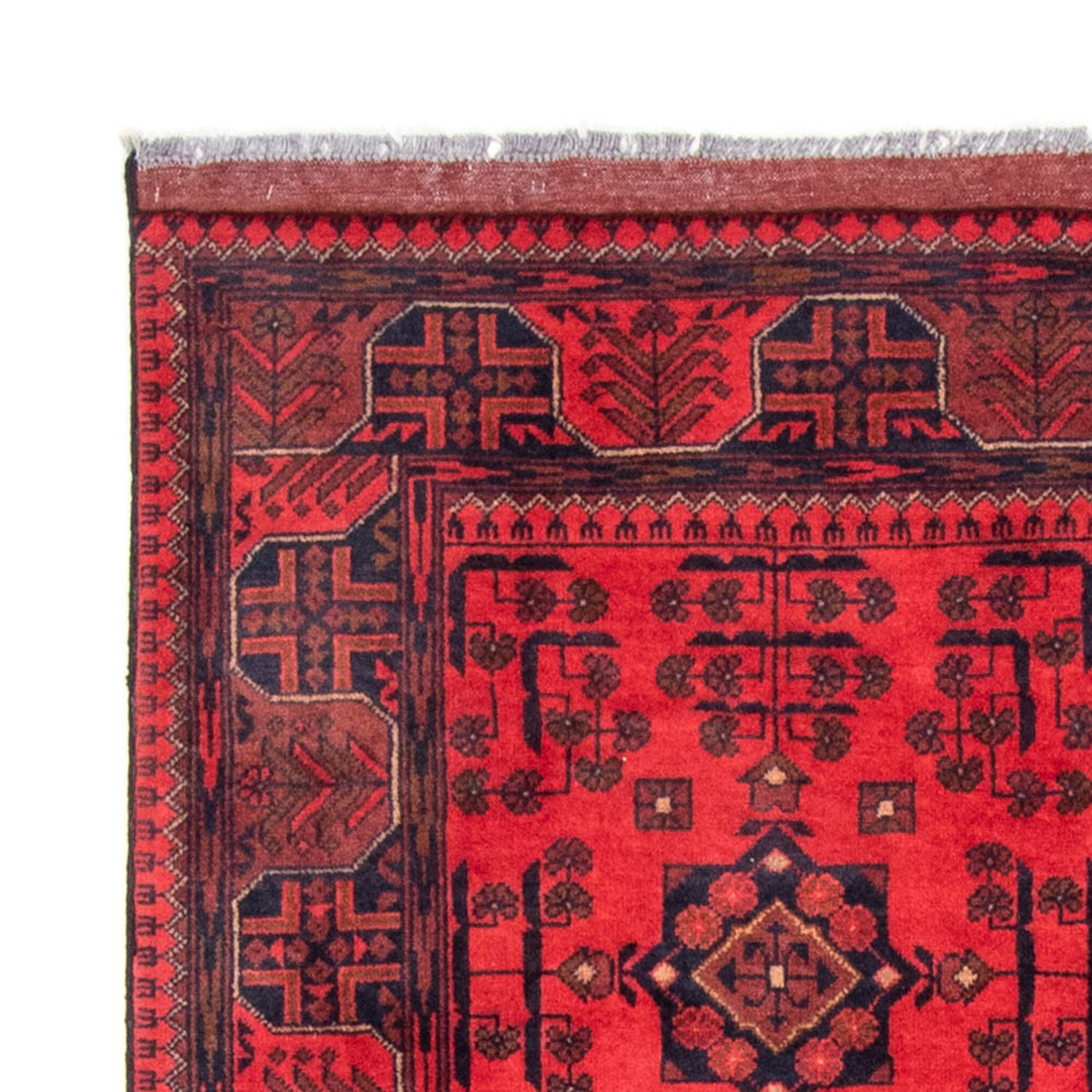 Afghaans tapijt - Kunduz - 195 x 128 cm - rood