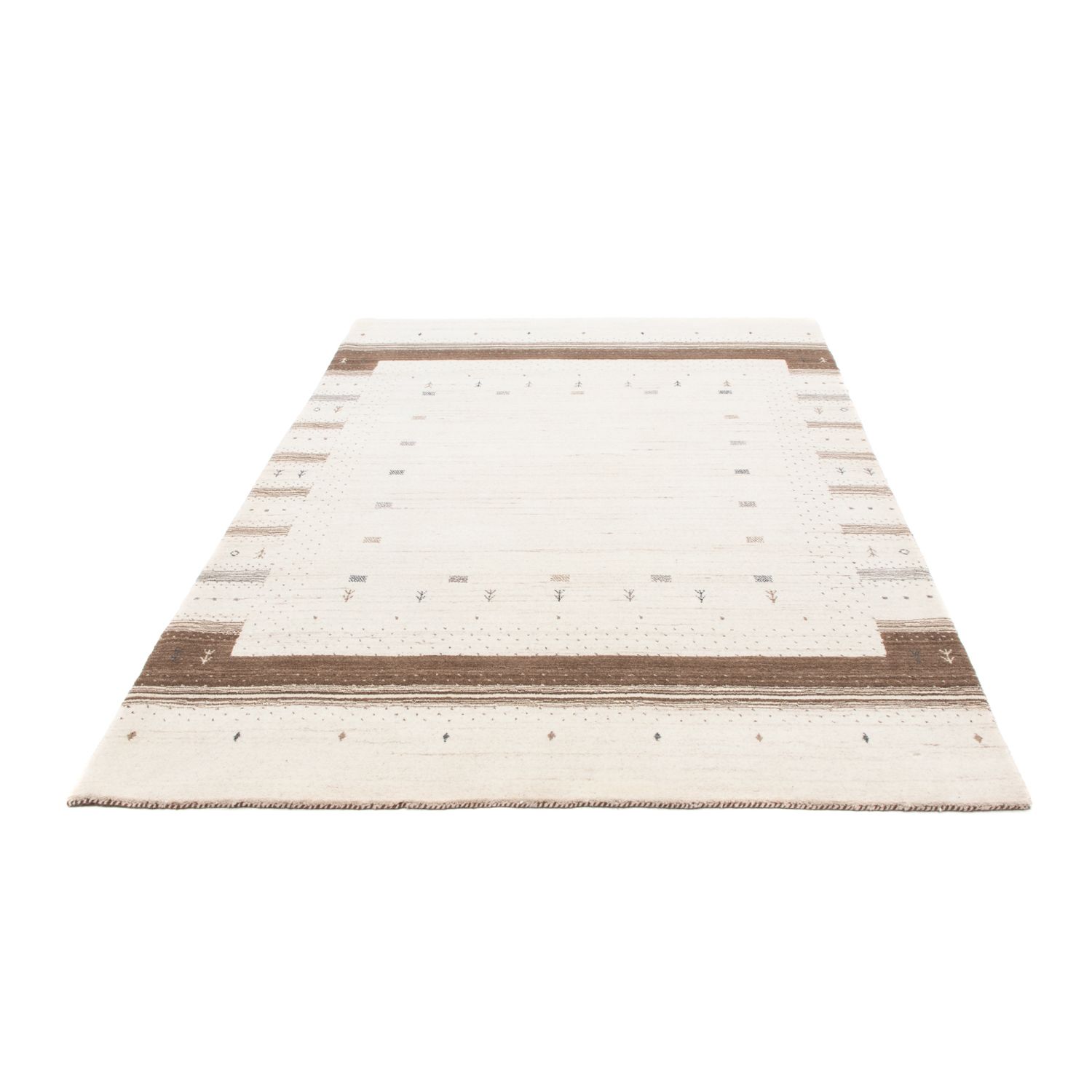 Tapis Gabbeh - Loribaft Persan - 200 x 142 cm - beige