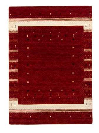 Alfombra Gabbeh - Loribaft Persa - 204 x 142 cm - rojo