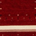 Alfombra Gabbeh - Loribaft Persa - 204 x 142 cm - rojo